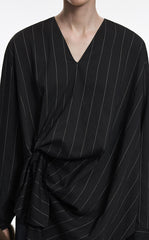 Shirt / JNBY Modal Blend Pleated Hem Oversized Shirt
