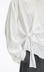 Shirt / JNBY Modal Blend Pleated Hem Oversized Shirt