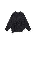Shirt / JNBY Modal Blend Pleated Hem Oversized Shirt
