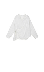 Shirt / JNBY Modal Blend Pleated Hem Oversized Shirt