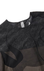 Shirt / JNBY Pearl Print Oversized Short Sleeve Shirt