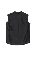 Shirt / JNBY Polka Dot Silk-Linen Sleeveless Shirt