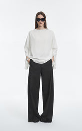 Shirt / JNBY Silk Twill Tie Detail Relaxed Shirt