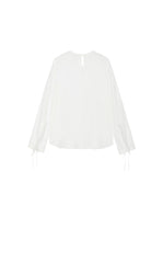 Shirt / JNBY Silk Twill Tie Detail Relaxed Shirt