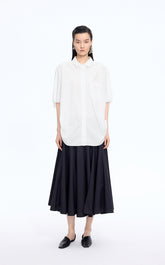 Shirt / JNBY Twisted Poplin Short Sleeve Shirt