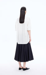Shirt / JNBY Twisted Poplin Short Sleeve Shirt