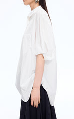 Shirt / JNBY Twisted Poplin Short Sleeve Shirt