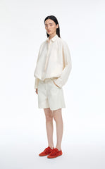 Shorts / JNBY Cotton Wide-Leg Bermuda Shorts