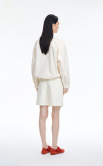 Shorts / JNBY Cotton Wide-Leg Bermuda Shorts