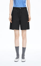 Shorts / JNBY Cotton Wide-Leg Bermuda Shorts