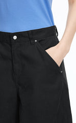 Shorts / JNBY Cotton Wide-Leg Bermuda Shorts