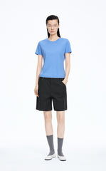 Shorts / JNBY Cotton Wide-Leg Bermuda Shorts