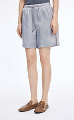 Shorts / JNBY Cupro Wide-Leg Drawstring Shorts