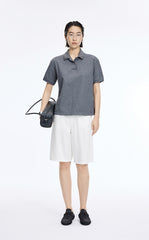 Shorts / JNBY Floral Print Denim Shorts