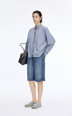 Shorts / JNBY Floral Print Denim Shorts