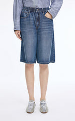 Shorts / JNBY Floral Print Denim Shorts