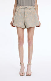 Shorts / JNBY Floral Print Denim Shorts