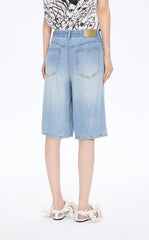 Shorts / JNBY Floral Print Denim Shorts