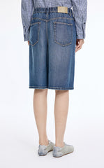 Shorts / JNBY Floral Print Denim Shorts