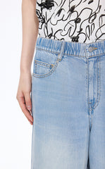 Shorts / JNBY Floral Print Denim Shorts