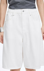 Shorts / JNBY Floral Print Denim Shorts