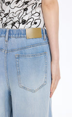 Shorts / JNBY Floral Print Denim Shorts