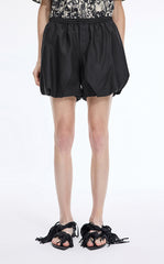 Shorts / JNBY Silk-Cotton Bubble Hem Shorts