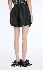 Shorts / JNBY Silk-Cotton Bubble Hem Shorts
