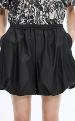 Shorts / JNBY Silk-Cotton Bubble Hem Shorts