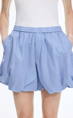 Shorts / JNBY Silk-Cotton Bubble Hem Shorts
