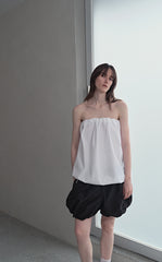 Shorts / JNBY Silk-Cotton Bubble Hem Shorts