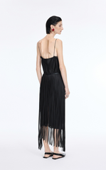 Skirt / JNBY 3D Tassel A-Line Long Skirt
