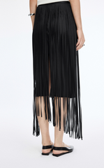 Skirt / JNBY 3D Tassel A-Line Long Skirt