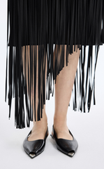 Skirt / JNBY 3D Tassel A-Line Long Skirt