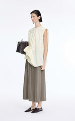 Skirt / JNBY A-Line Long Wool Blend Skirt