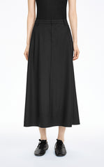 Skirt / JNBY A-Line Long Wool Blend Skirt