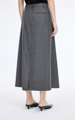 Skirt / JNBY A-Line Long Wool Blend Skirt