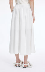 Skirt / JNBY Cotton Silk A-Line Maxi Skirt