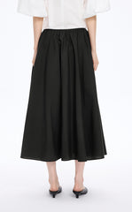 Skirt / JNBY Cotton Silk A-Line Maxi Skirt