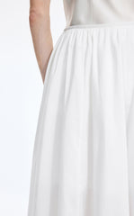 Skirt / JNBY Cotton Silk A-Line Maxi Skirt