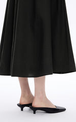 Skirt / JNBY Cotton Silk A-Line Maxi Skirt