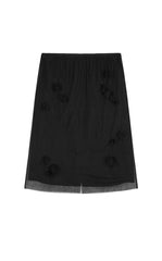 Skirt / JNBY Floral Mesh Midi Skirt