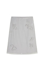 Skirt / JNBY Floral Mesh Midi Skirt