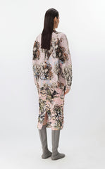 Skirt / JNBY Floral Pleated Midi Skirt