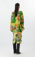 Skirt / JNBY Floral Pleated Midi Skirt