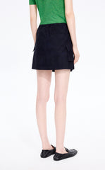 Skirt / JNBY Floral Print Cotton A-Line Mini Skirt