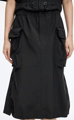 Skirt / JNBY H-Shaped Waterproof Drawstring Skirt