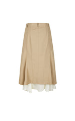 Skirt / JNBY Mid-Length Straight Cotton Skirt