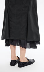 Skirt / JNBY Mid-Length Straight Cotton Skirt