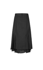 Skirt / JNBY Mid-Length Straight Cotton Skirt
